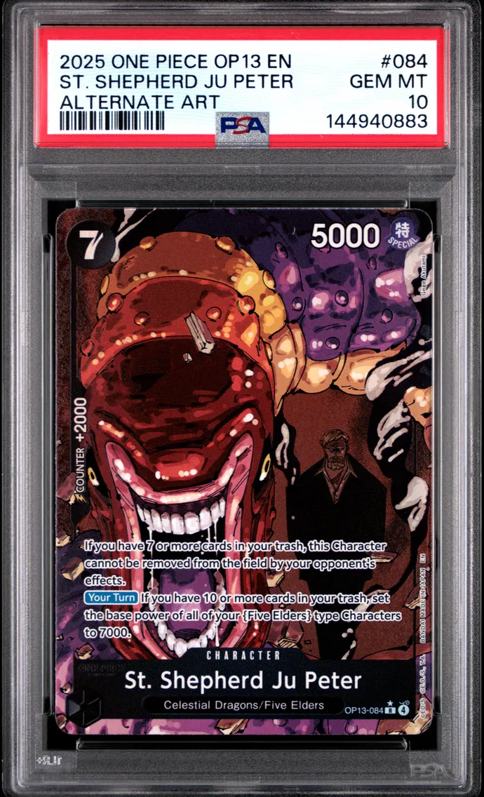 2025 #084 St. Shepherd JU Peter PSA 10 One Piece OP13-Carrying on His Will
