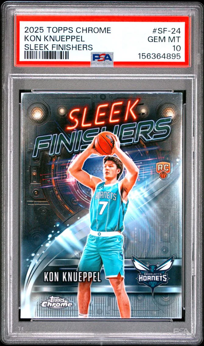 2025 #SF-24 KON KNUEPPEL PSA 10 Topps Chrome Sleek Finishers