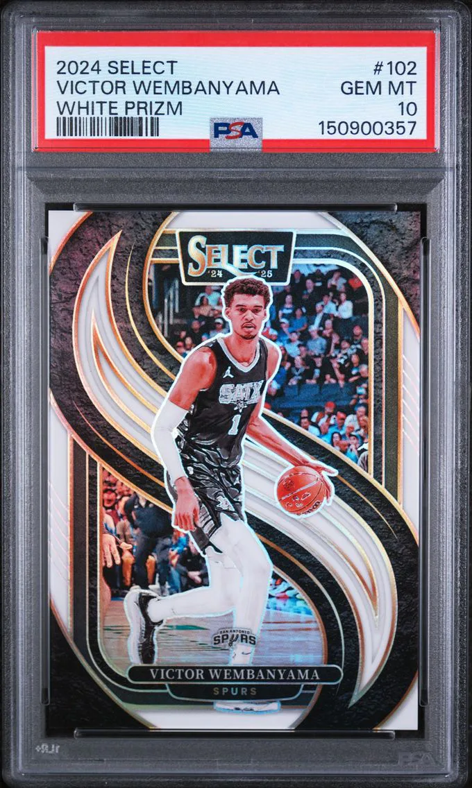 2024 #102 Victor Wembanyama PSA 10 Panini Select
