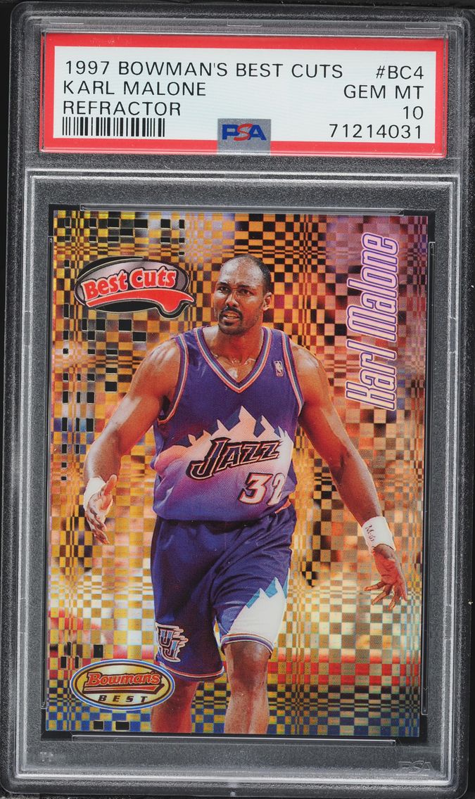 1997 #BC4 Karl Malone PSA 10 Bow