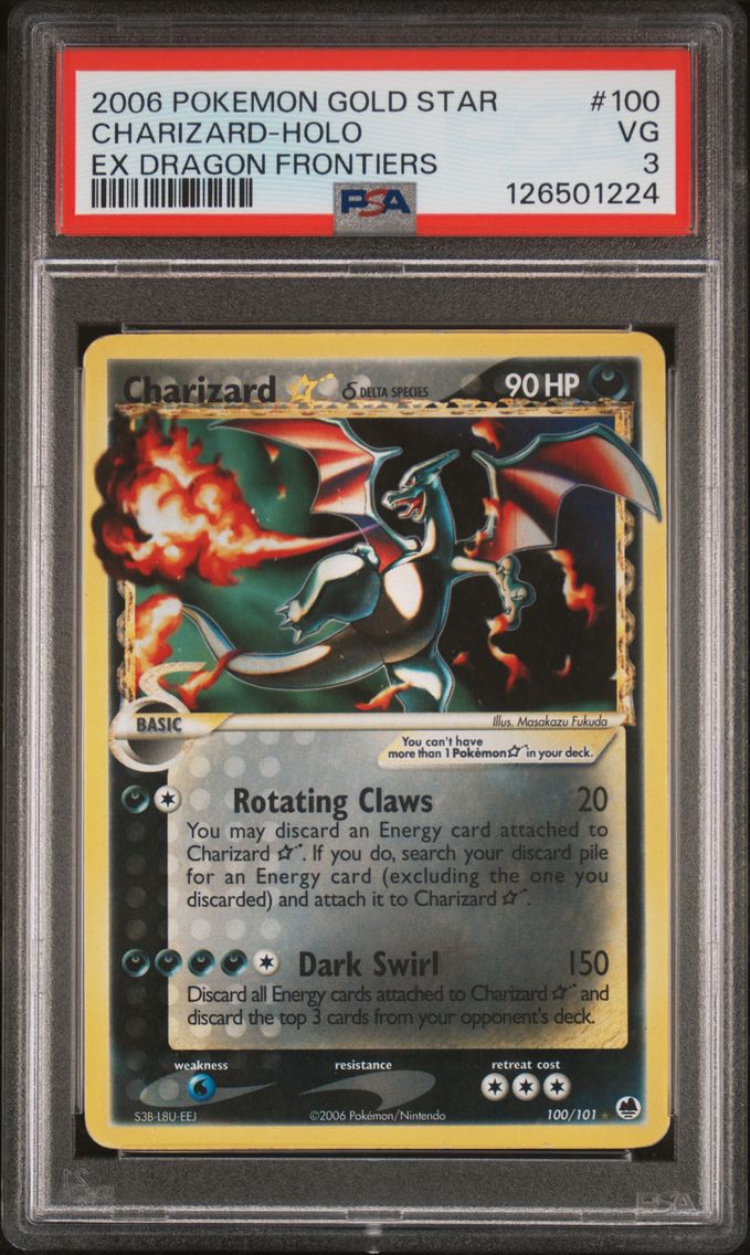 2006 #100 Charizard-Holo PSA 3 E