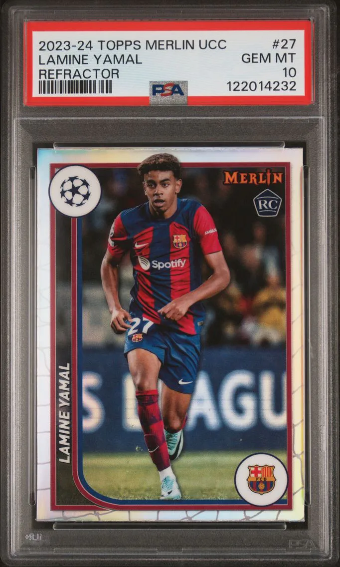 2023 #27 Lamine Yamal PSA 10 Top