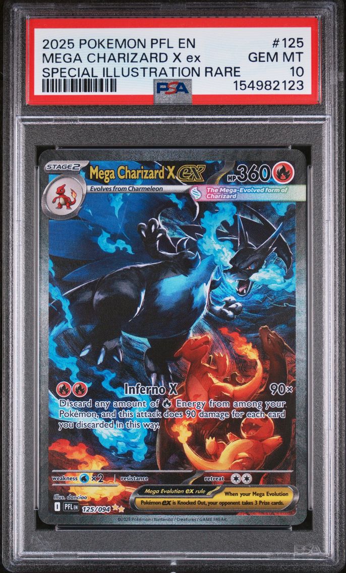 2025 #125 Mega Charizard X EX PS