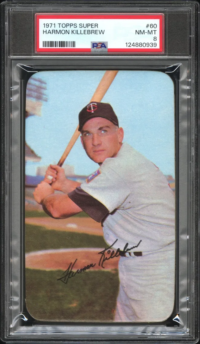 1971 #60 HARMON KILLEBREW PSA 8 Topps Super