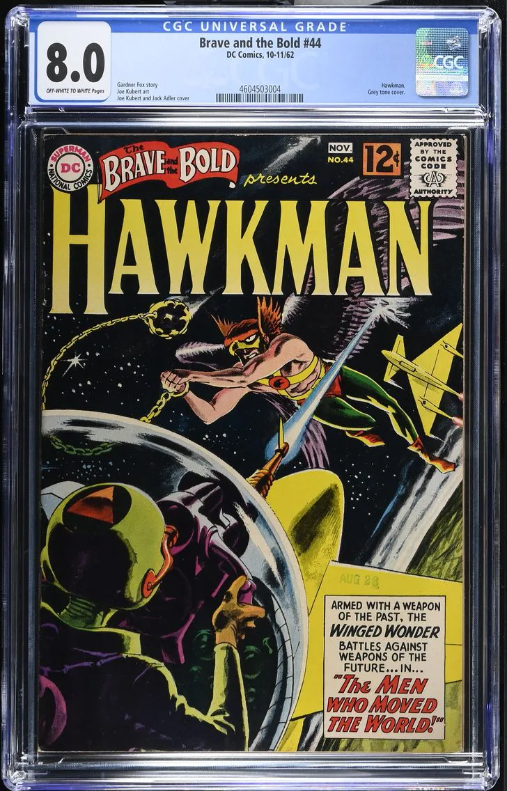 1962 Brave and the Bold #44 CGC 8.0 DC Comics
