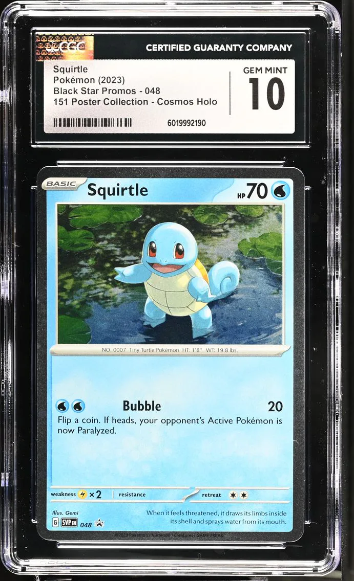 2023 Black Star Promos - Scarlet & Violet SVP EN - English Squirtle #048 CGC 10
