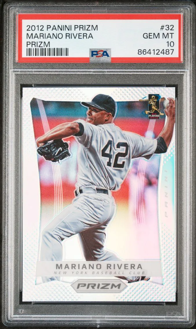 2012 #32 Mariano Rivera PSA 10 Panini Prizm