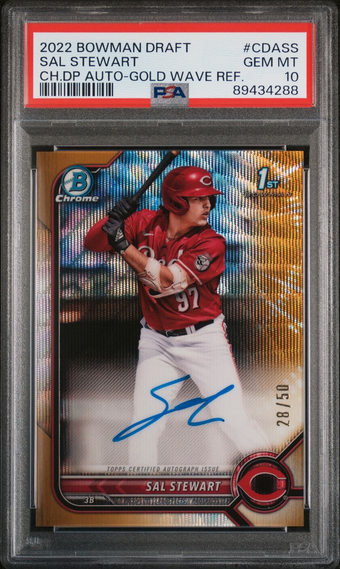 2022 #CDASS Sal Stewart PSA 10 B
