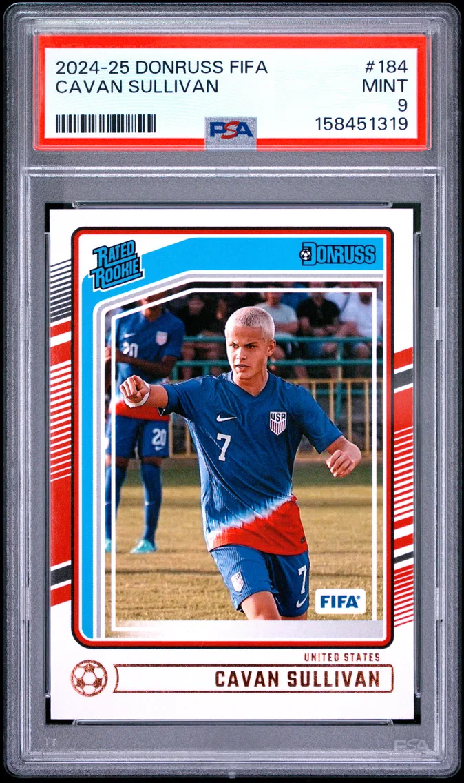 2024 #184 Cavan Sullivan PSA 9 Panini Donruss FIFA