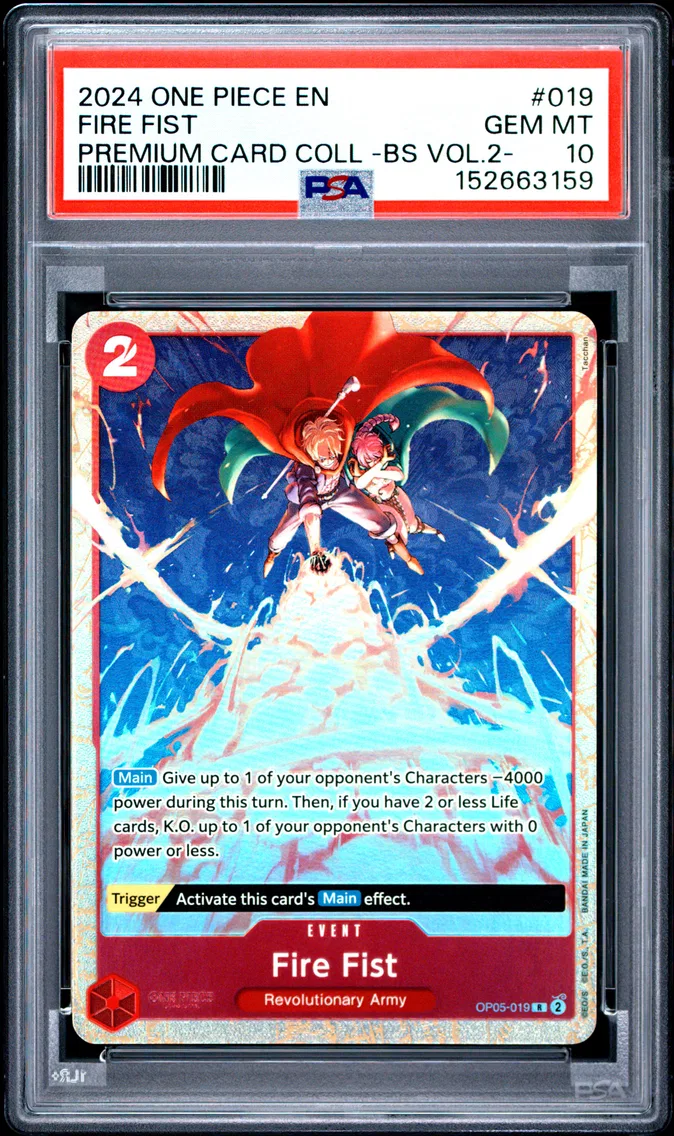 2024 #019 Fire Fist PSA 10 One Piece Premium Card Collection -Best Selection Vol.2-