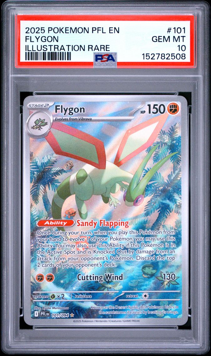 2025 #101 Flygon PSA 10 Pfl EN-Phantasmal Flames