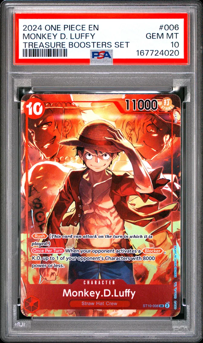 2024 #006 Monkey D. Luffy PSA 10 One Piece Promos