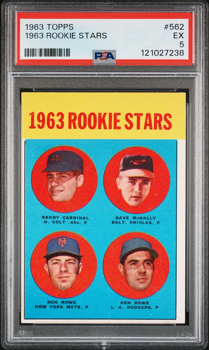 1963 #562 1963 Rookie Stars PSA 5 Topps