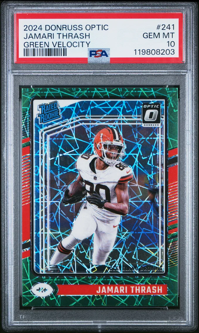2024 #241 Jamari Thrash PSA 10 Panini Donruss Optic