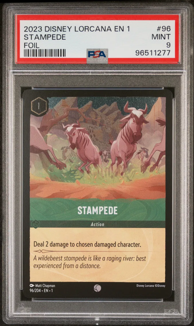 2023 #96 Stampede PSA 9 Disney Lorcana EN 1-the First Chapter