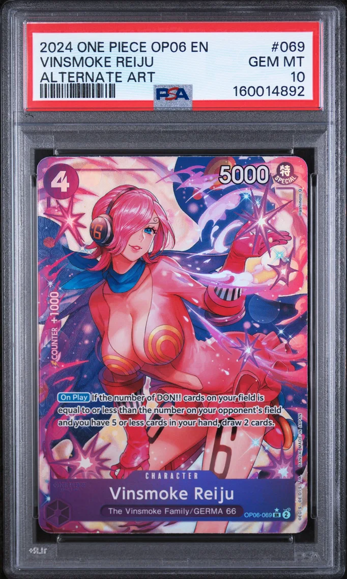 2024 #069 Vinsmoke Reiju PSA 10 One Piece OP06-Wings of the Captain