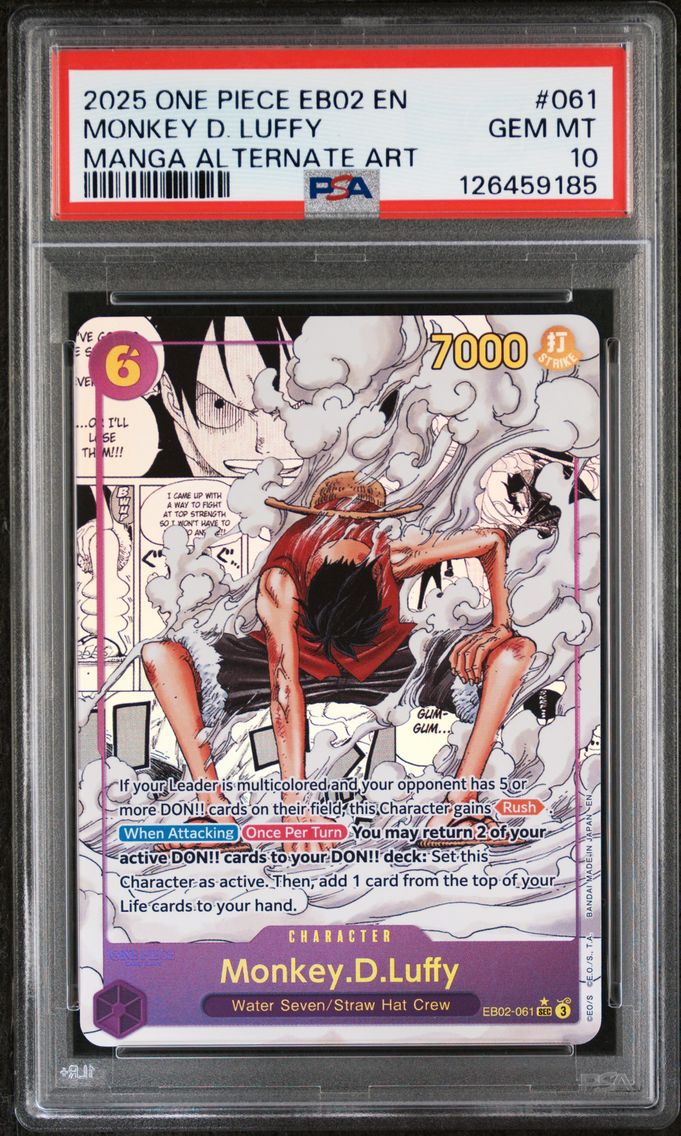 2025 #061 Monkey D. Luffy PSA 10
