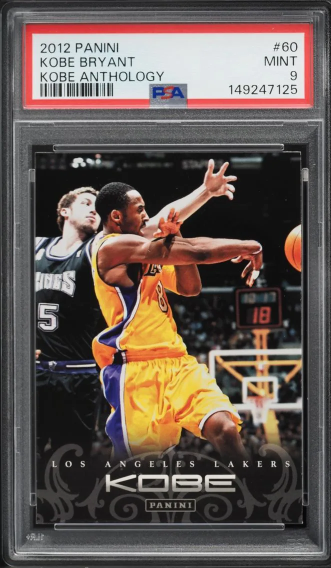2012 #60 Kobe Bryant PSA 9 Panini Anthology