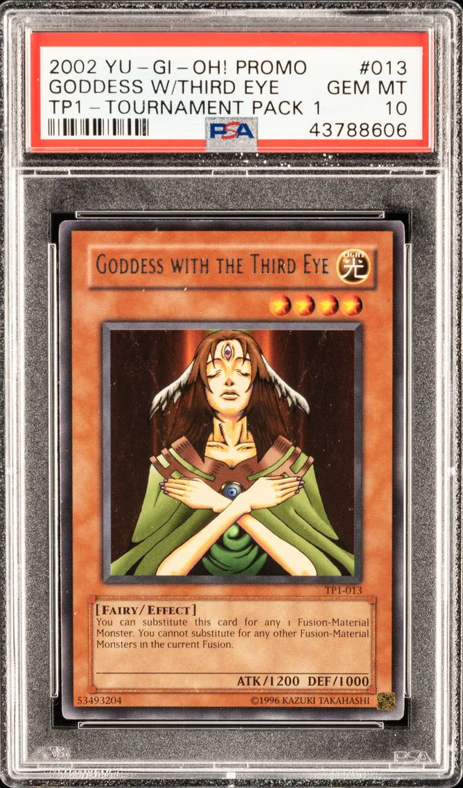 GODDESS WITH THE THIRD EYE TP1-013 TOURNAMENT PACK 1 2002 PSA 10