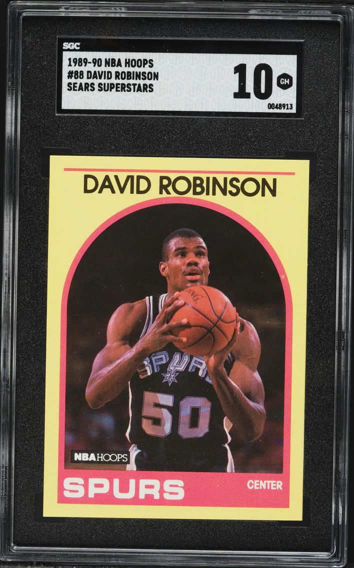 1989 #88 David Robinson SGC 10 Nba Hoops Basketball