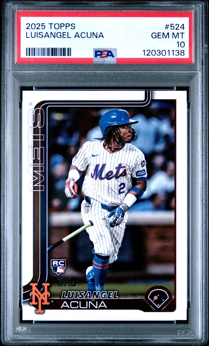 2025 #524 Luisangel Acuna PSA 10 Topps