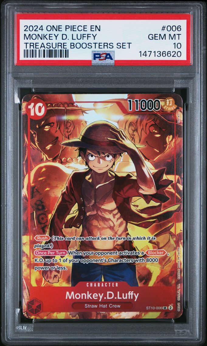2024 #006 Monkey D. Luffy PSA 10 One Piece Promos