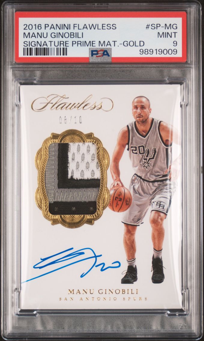 2016 #SP-MG Manu Ginobili PSA 9 