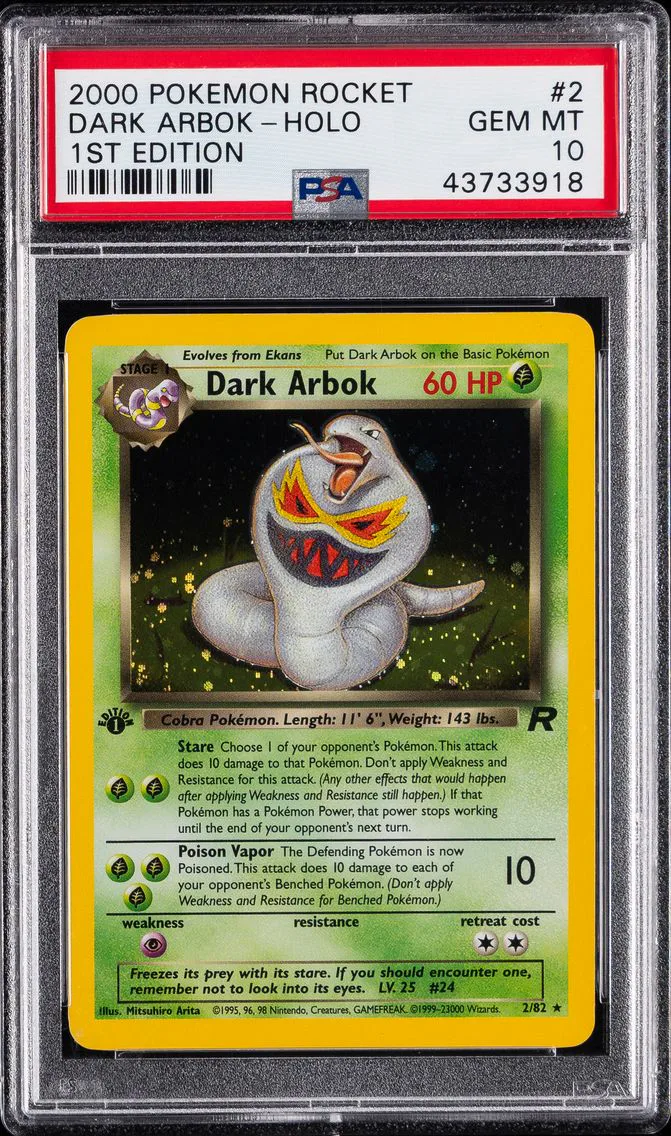 2000 #2 Dark Arbok-Holo 1st Edit