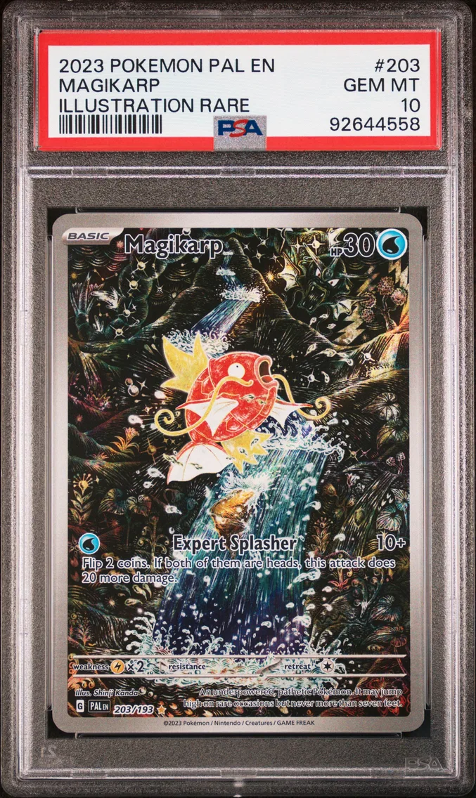 2023 #203 Magikarp PSA 10 Pal EN-Paldea Evolved