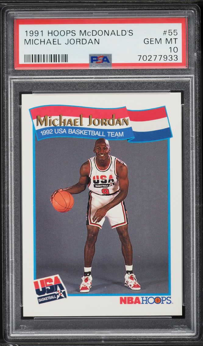 1991 #55 Michael Jordan PSA 10 H