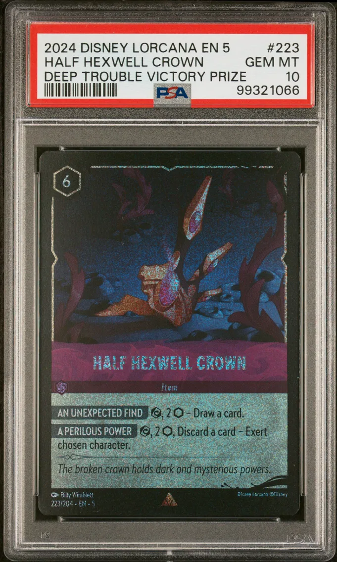2024 #223 Half Hexwell Crown PSA 10 Disney Lorcana EN 5-Shimmering Skies