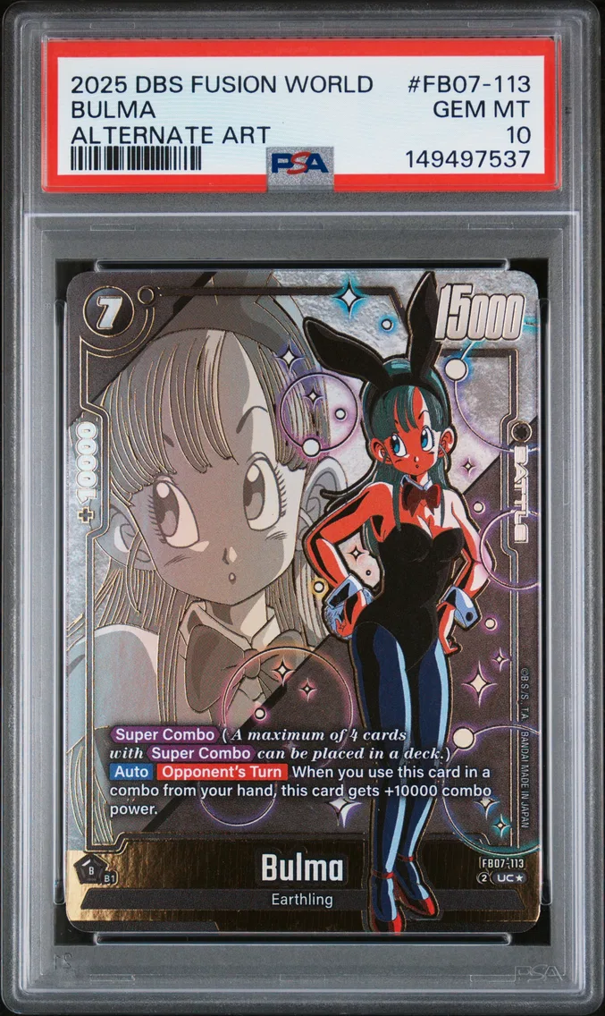 2025 #FB07-113 Bulma PSA 10 Dragon Ball Super Card Game Fusion World Wish for Shenron