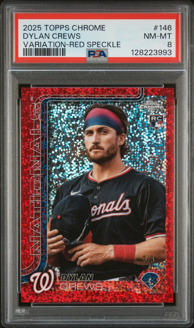 2025 #146 Dylan Crews PSA 8 Topp