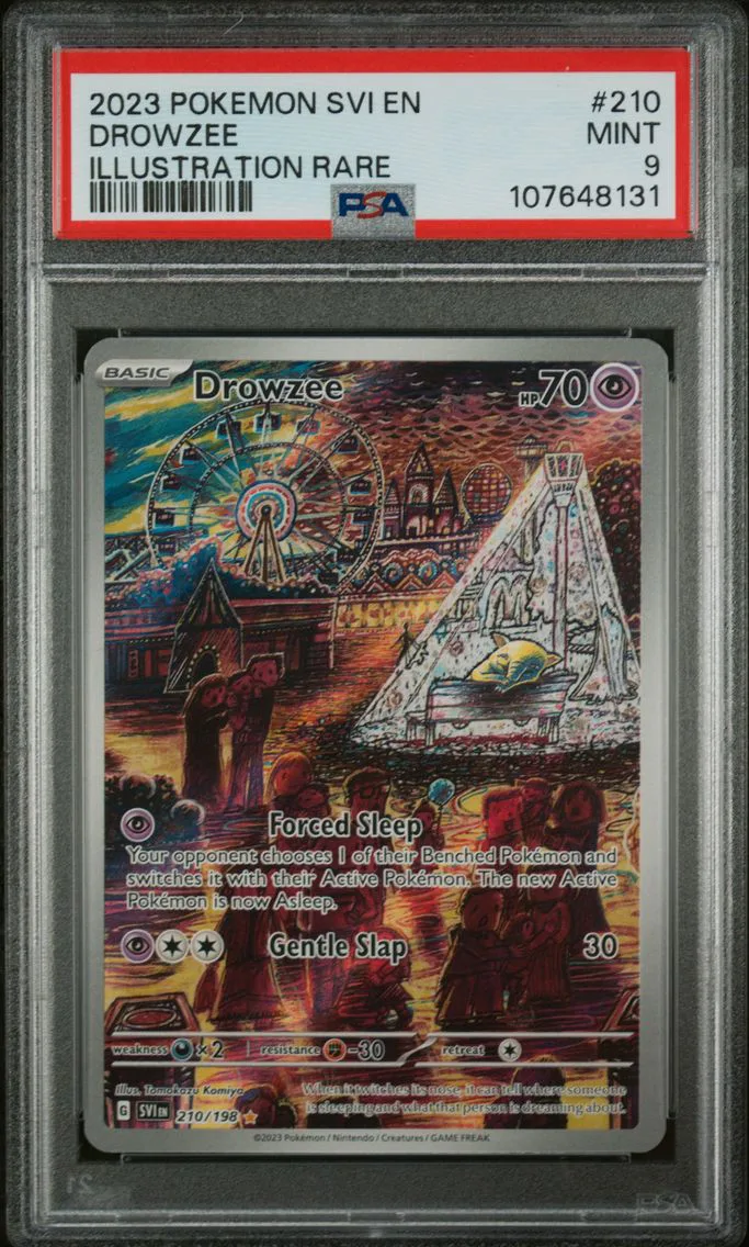 2023 #210 Drowzee PSA 9 Svi EN-Scarlet & Violet