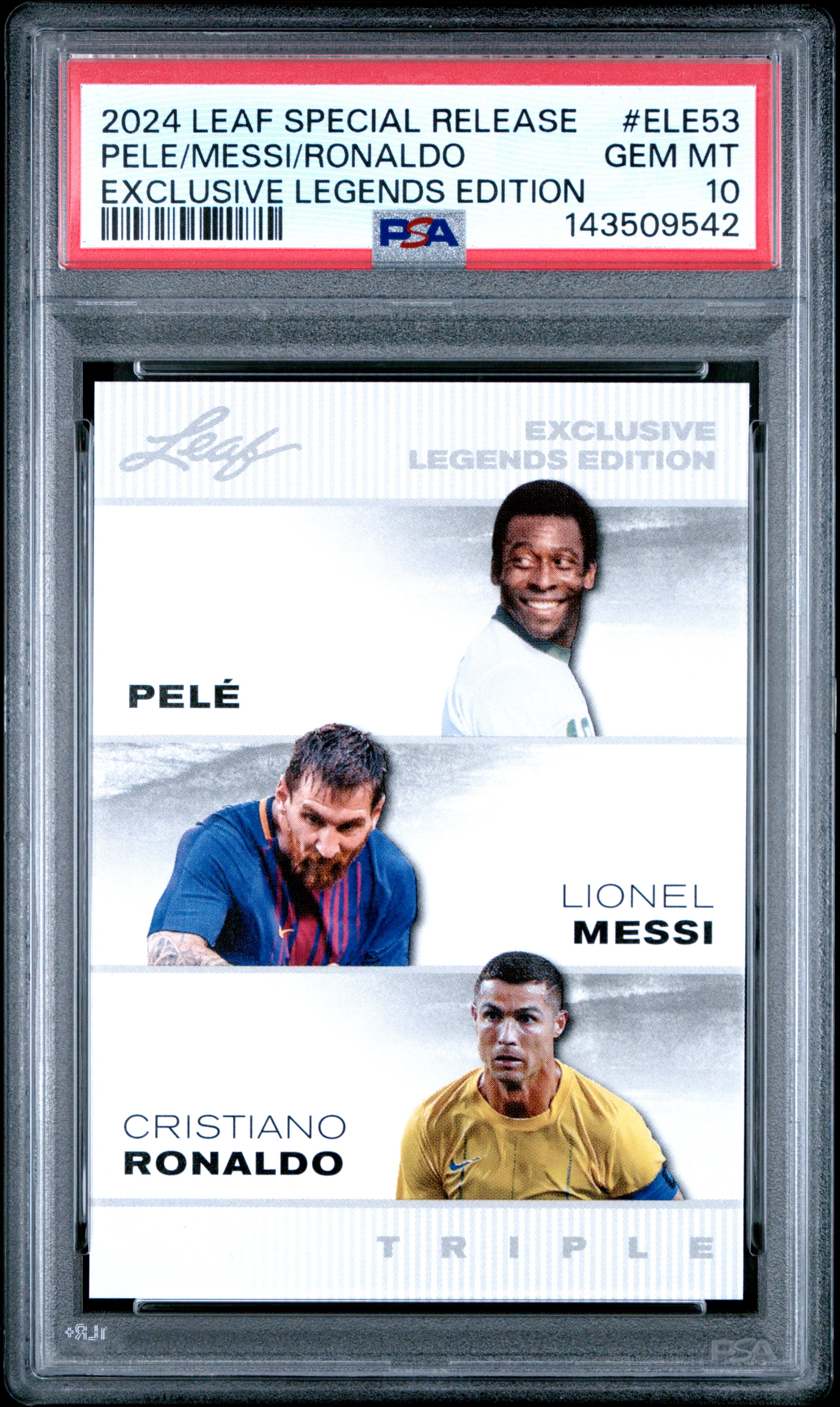 Cristiano Ronaldo/Lionel Messi/Pele