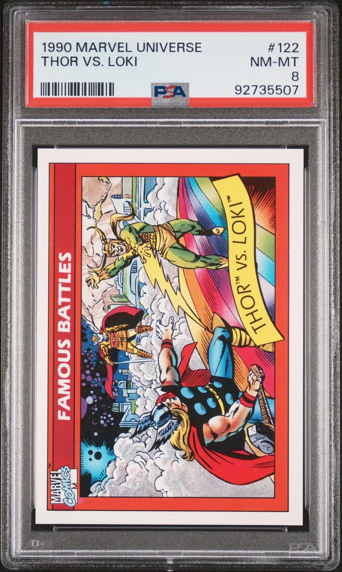 1990 #122 Thor vs. Loki PSA 8 Ma