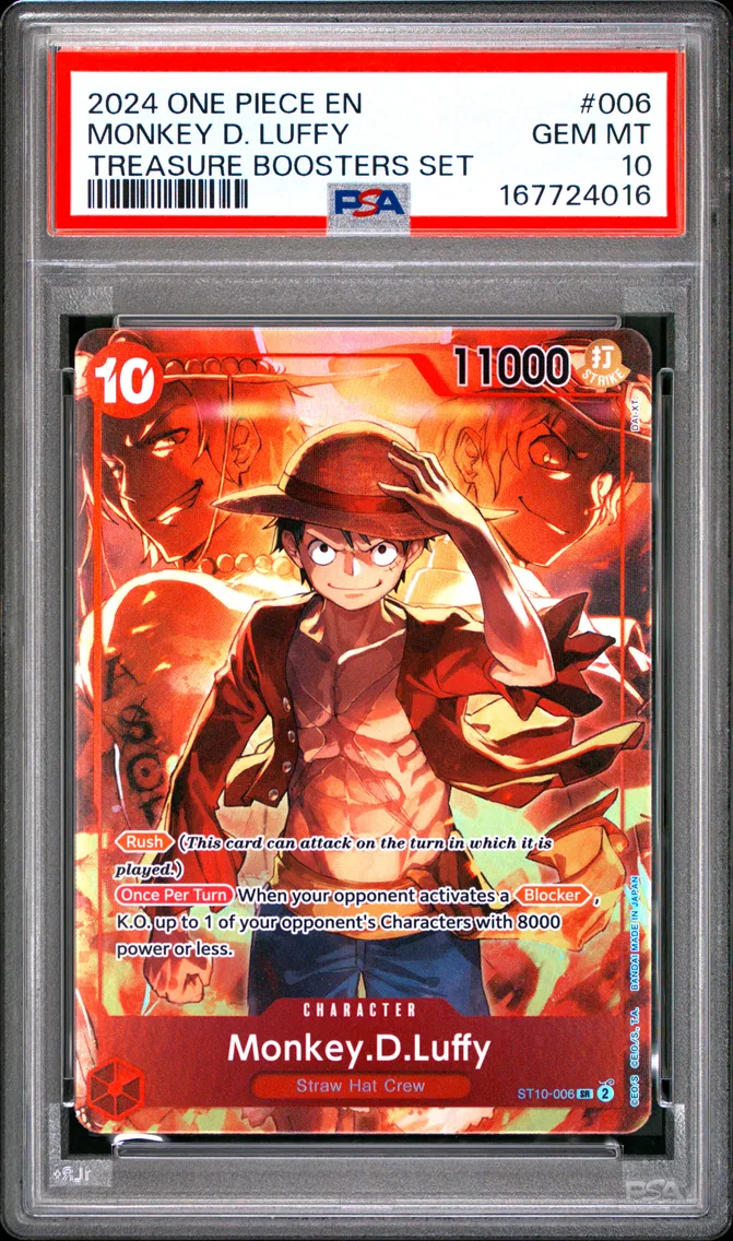2024 #006 Monkey D. Luffy PSA 10 One Piece Promos