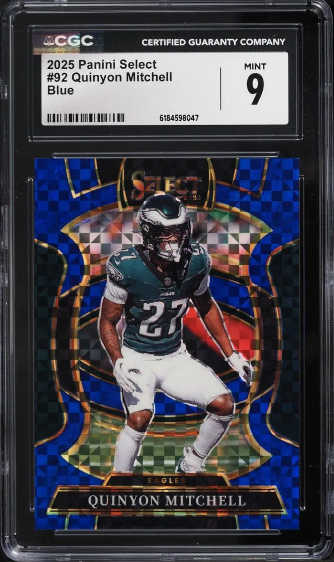 2025 Select Concourse Blue Quinyon Mitchell /249 #92 CGC 9 MINT