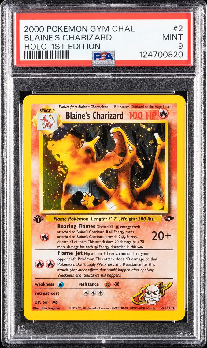 2000 #2 Blaine's Charizard Holo-