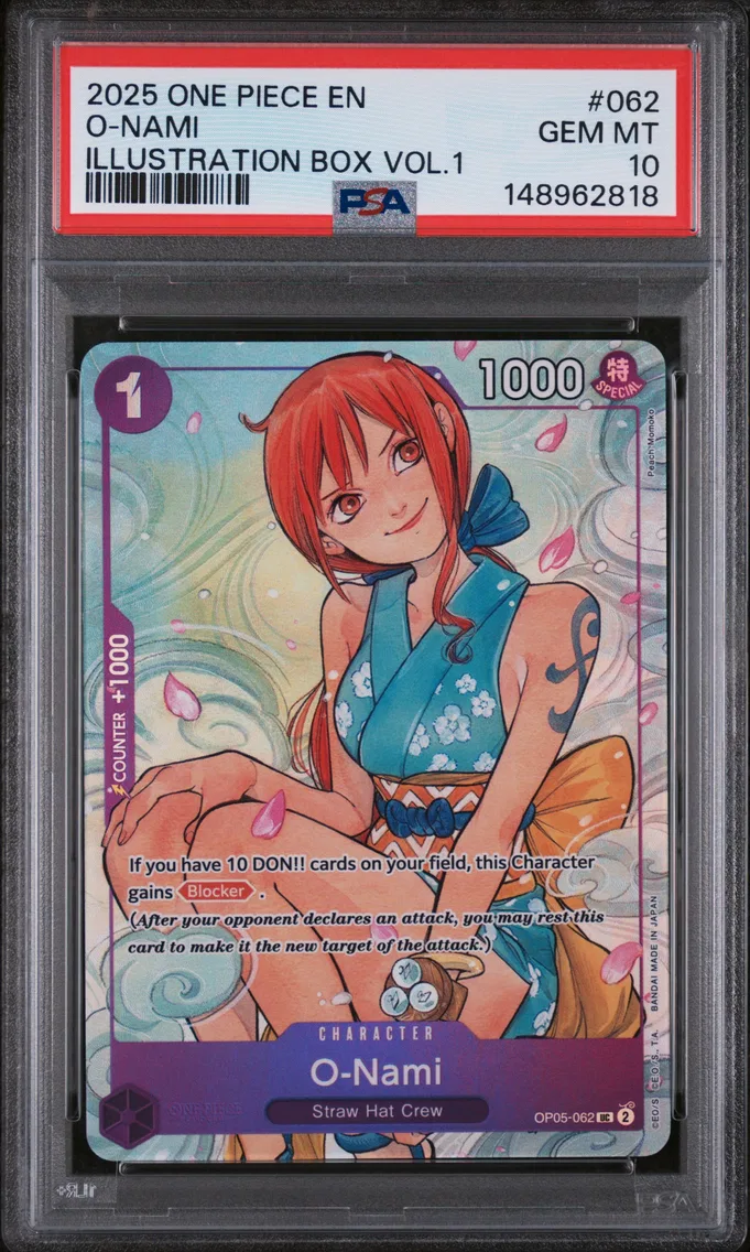2025 #062 O-Nami PSA 10 One Piece Promos