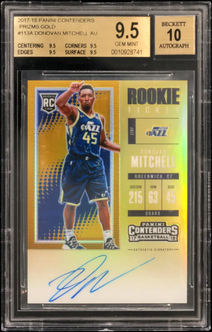 2017 #113A Donovan Mitchell AU B