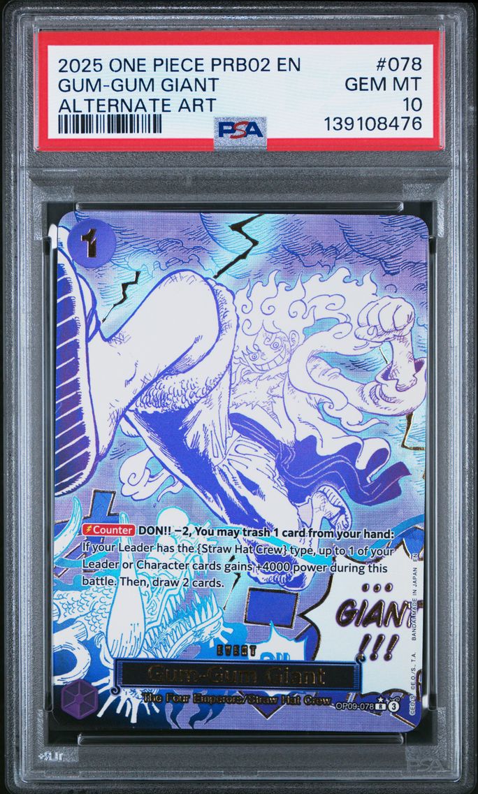 2025 #078 Gum-Gum Giant PSA 10 O
