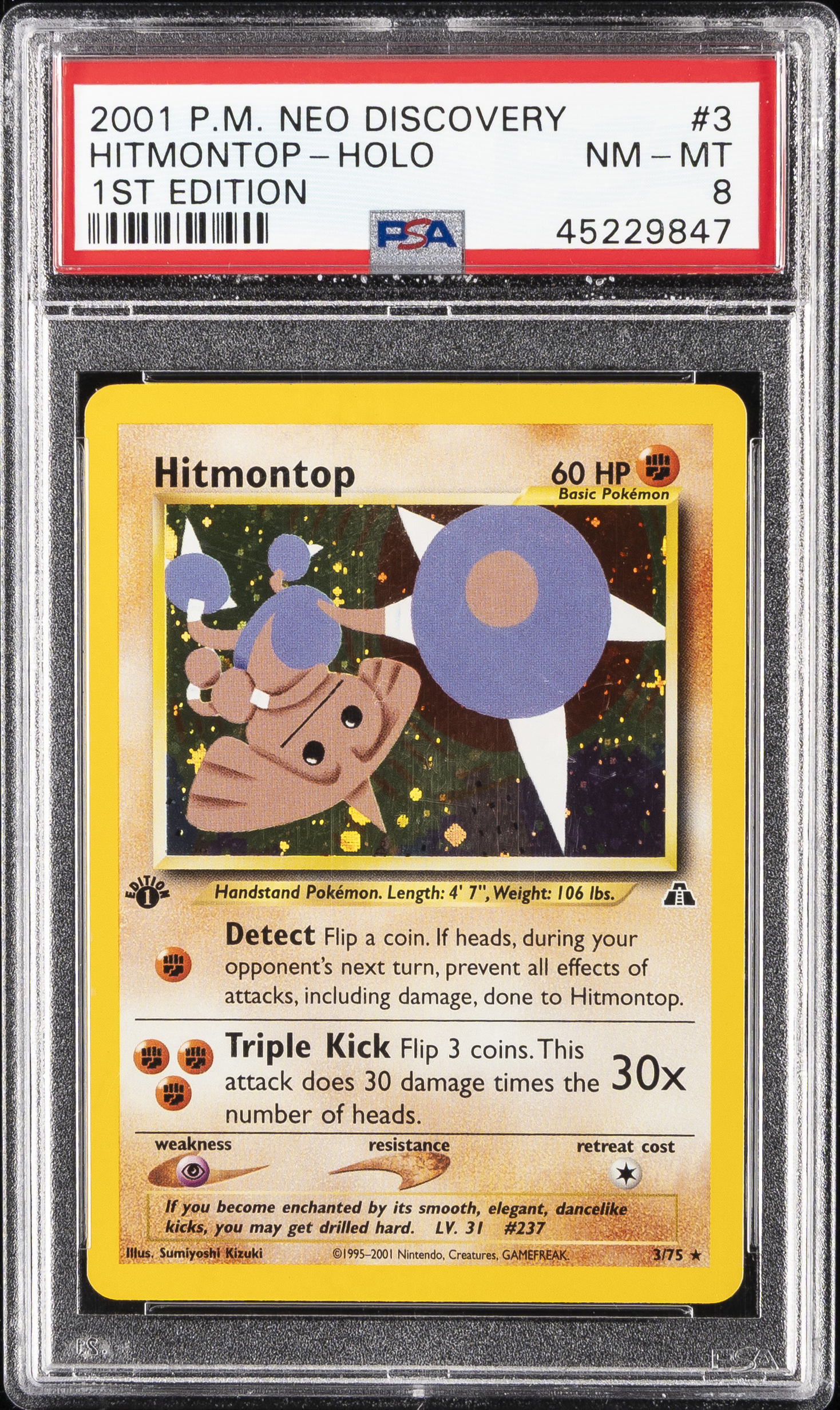 Hitmontop-Holo 1st Edition
