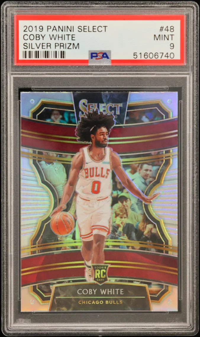 2019 #48 Coby White PSA 9 Panini Select