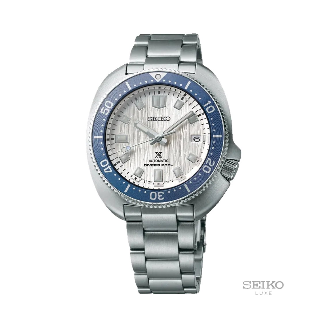 Seiko Prospex 1970 Heritage Diver's Save The Ocean Special Edition 42.7mm - White on Bracelet