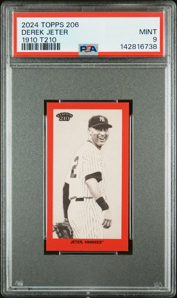 2024 #NA Derek Jeter PSA 9 Topps 206 1910 T210