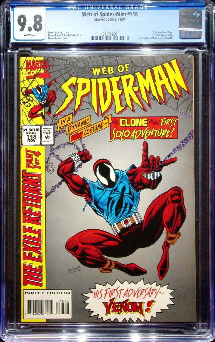 1994 Web of Spider-Man #118 CGC 