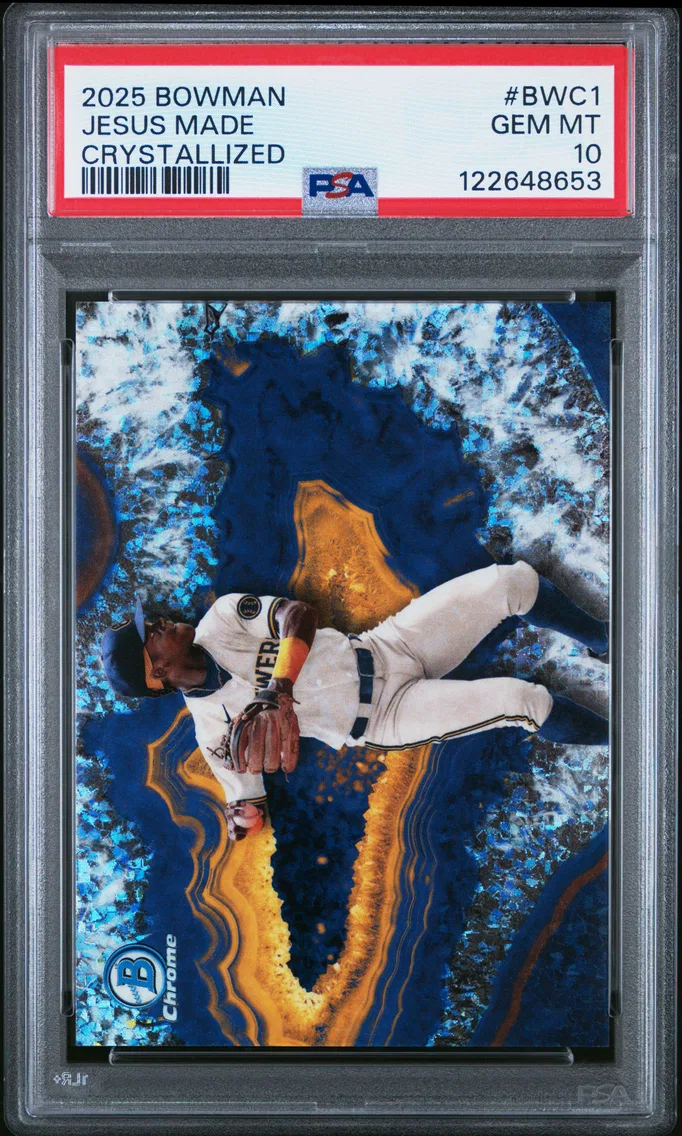 2025 #BWC1 JESUS MADE PSA 10 Bowman Crystallized