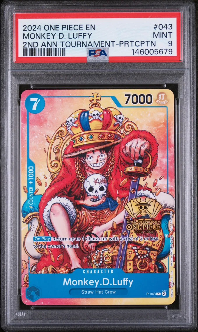 2024 #043 Monkey D. Luffy PSA 9 One Piece Promos