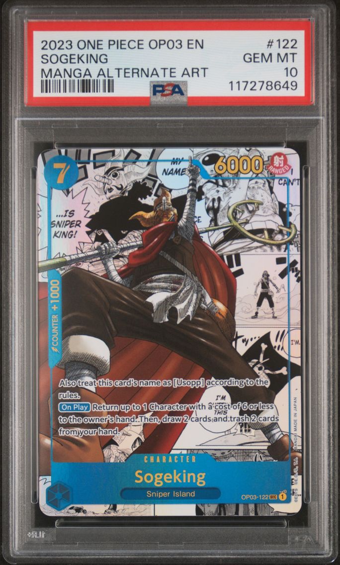 2023 #122 Sogeking PSA 10 One Pi